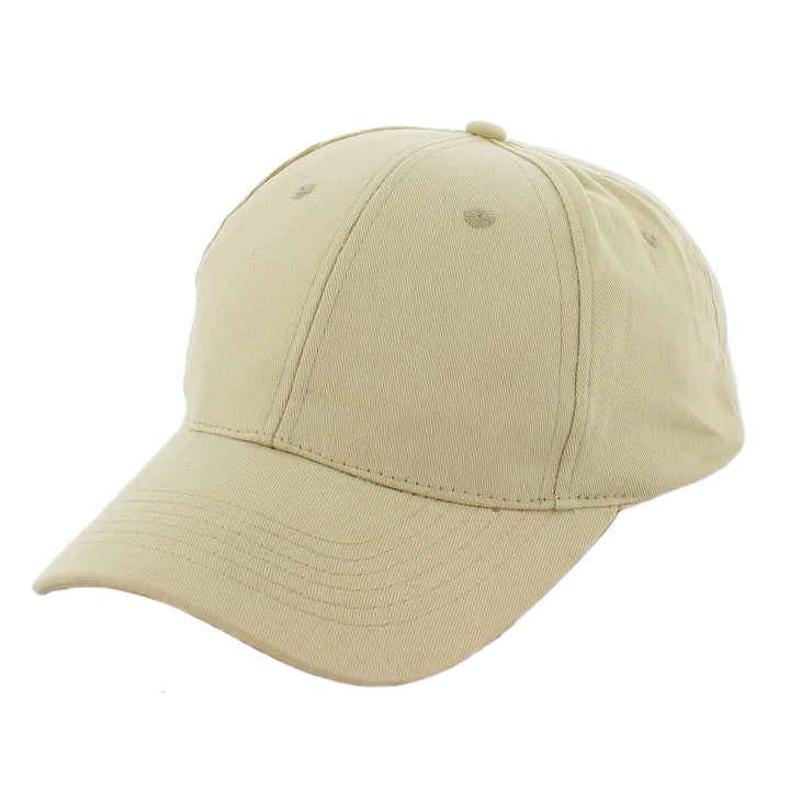 Beige Baseball Cap with adjustable strap