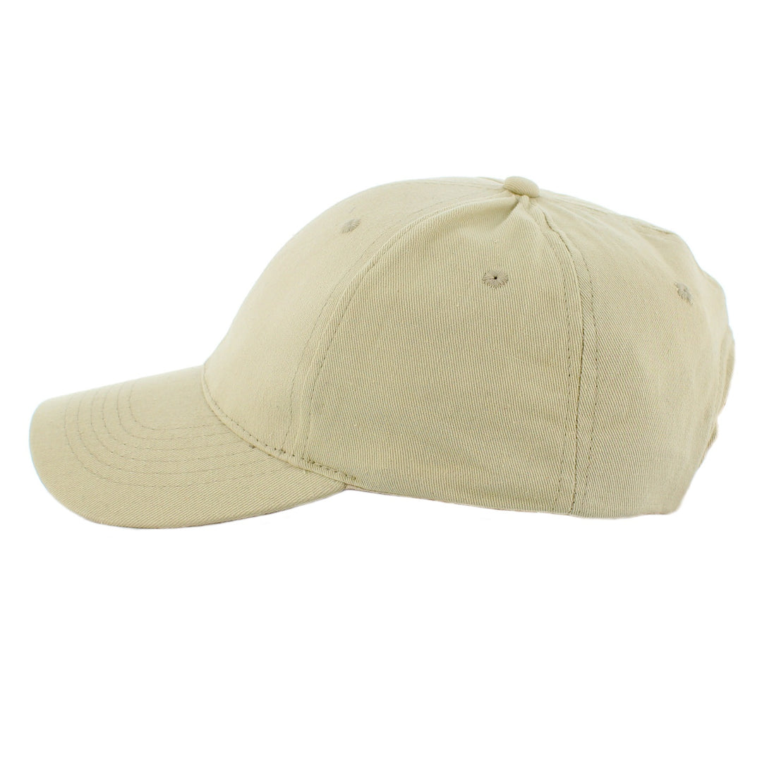 Beige Baseball Cap with adjustable strap