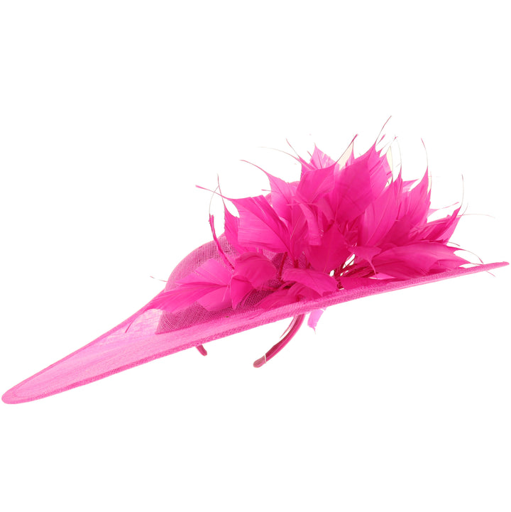 Fuchsia Large 50cm Disc Headband Fascinator