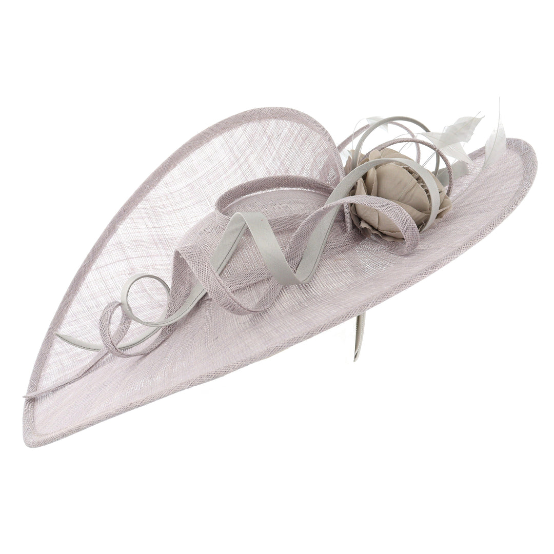 Pearl Large 50cm Maddox Sweeping Disc Headband Fascinator (112)