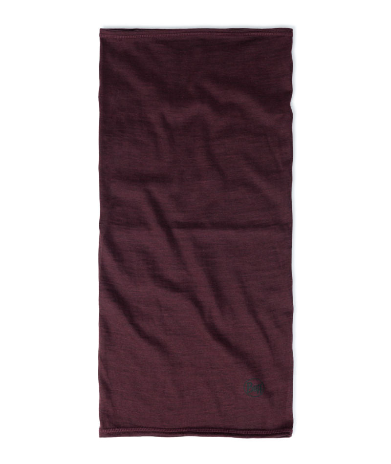 Buff Merino Lightweight Neckwear In Garnet