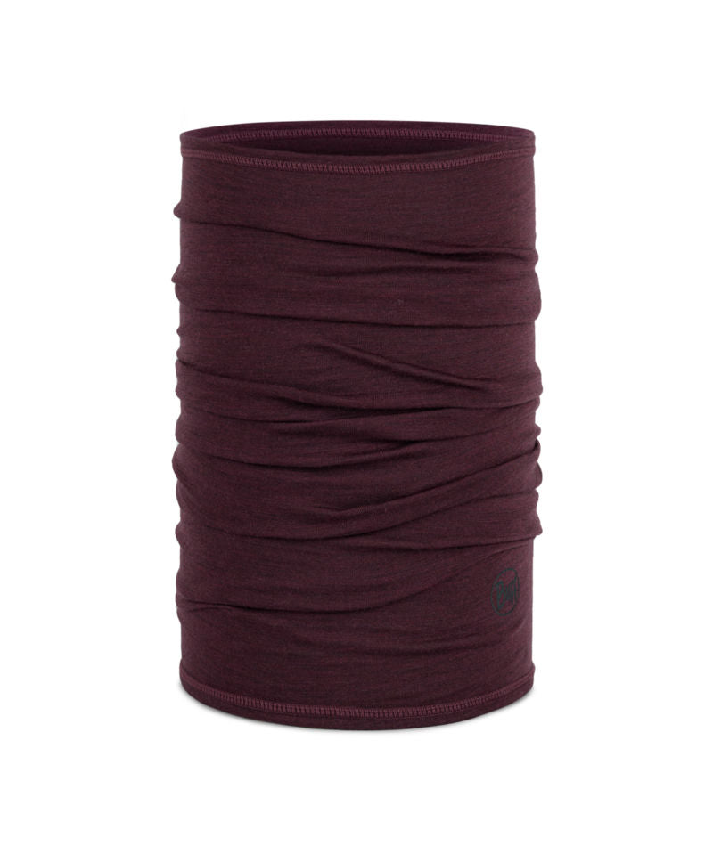 Buff Merino Lightweight Neckwear In Garnet