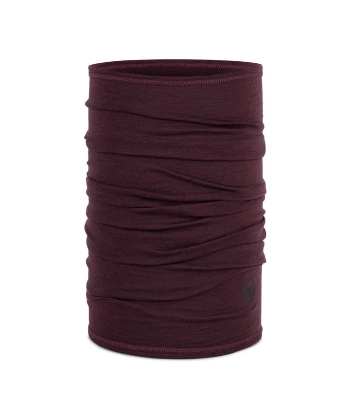 Buff Merino Lightweight Neckwear In Garnet