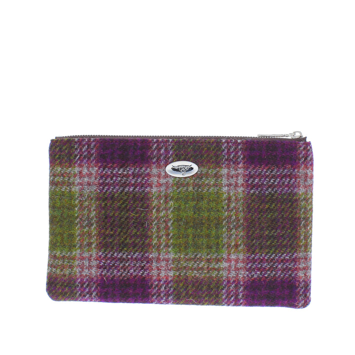 Glen Appin Harris Tweed Berneray Zip Pouch