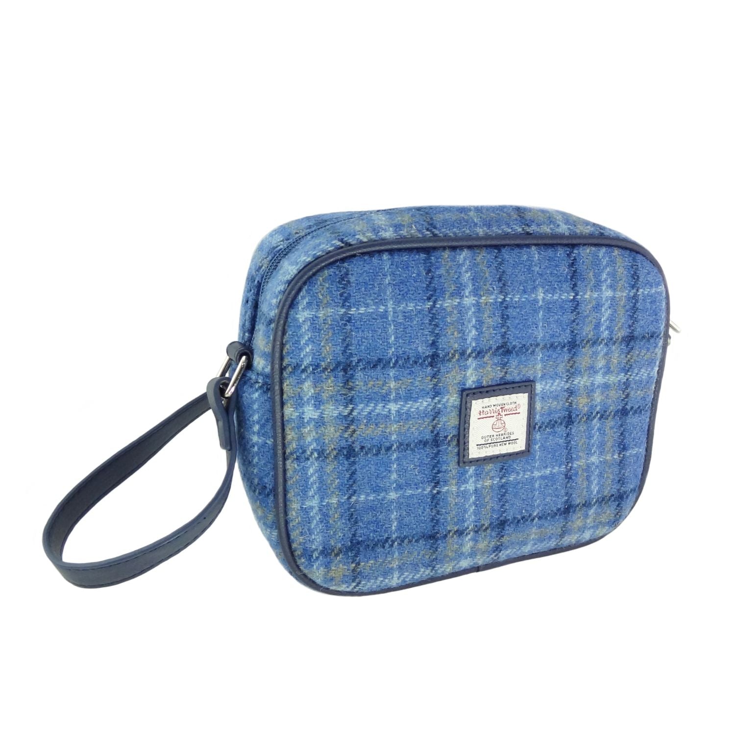 Glen Appin Of Scotland Harris Tweed Mini sac fourre-tout Kilbride, Col 112 Vert à carreaux, xs Glen Appin Of Scotland Harris Tweed Mini sac fourre-tout Kilbride, Col 112 Vert à carreaux, xs