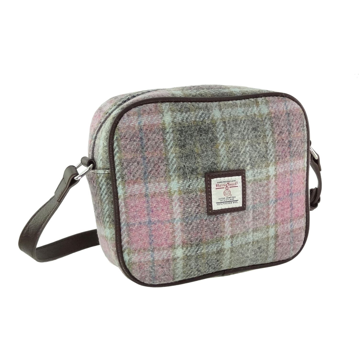 Glen Appin Harris Tweed Almond Mini Handbag Soft Pink Buchanan – The ...