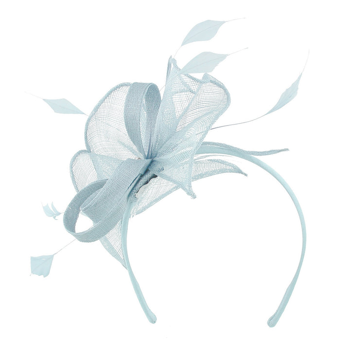 Bluebell Small Sinamay & Feather Headband Fascinator (BL1126)
