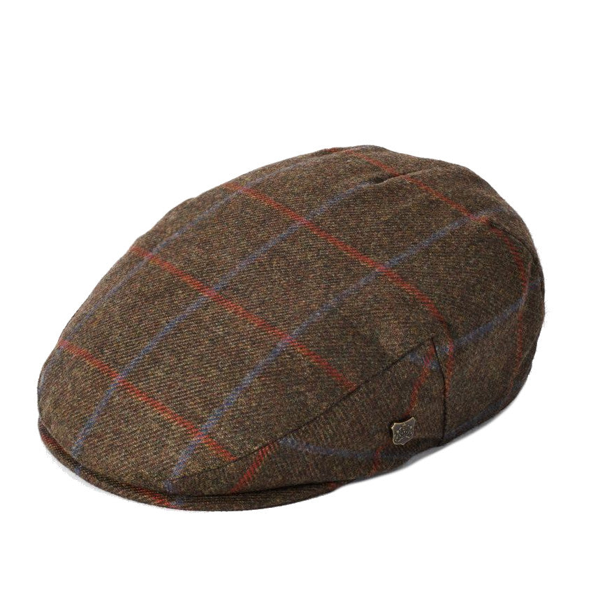 Failsworth Cambridge Wool Country Flat Cap 1475 Brown
