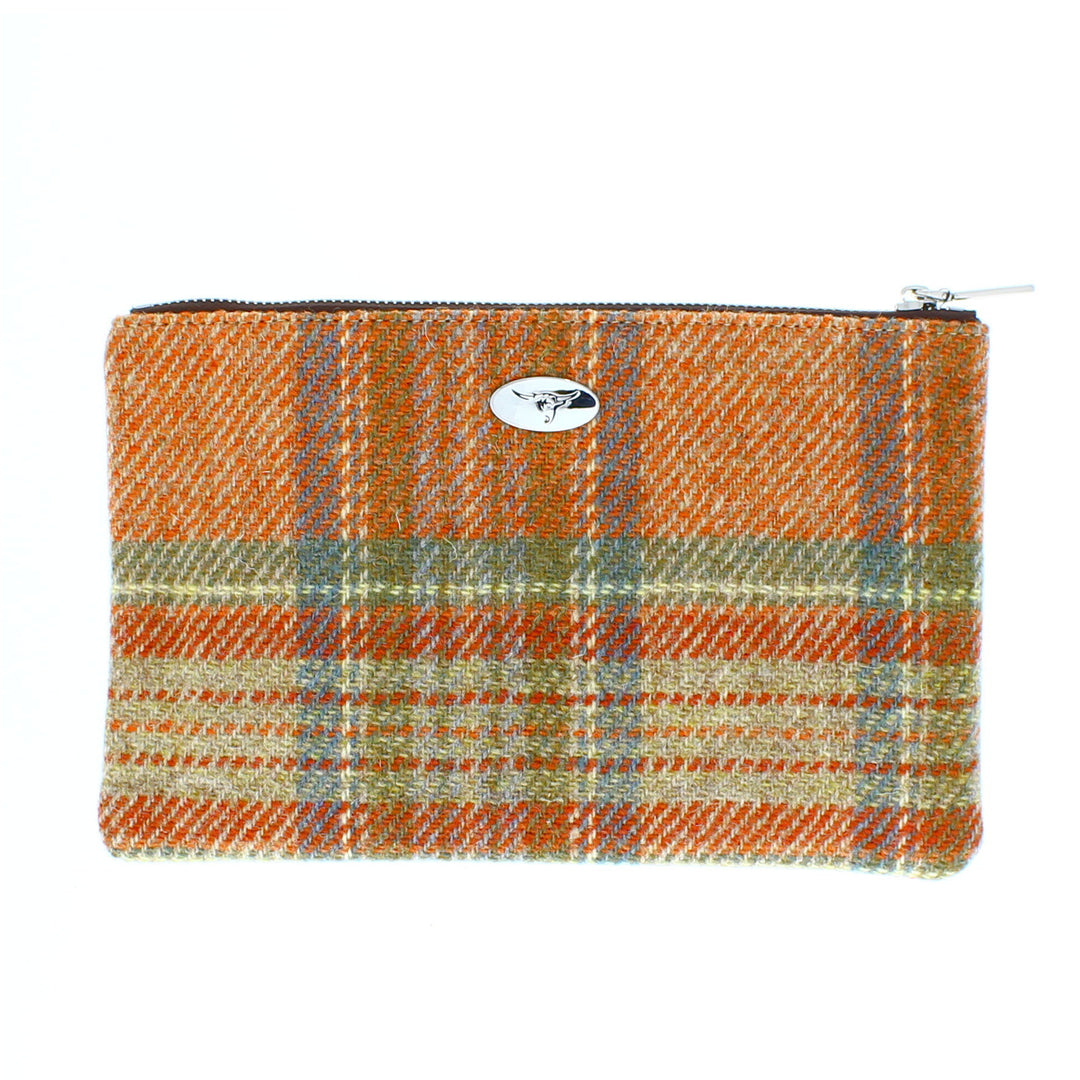 Glen Appin Harris Tweed Berneray Zip Pouch