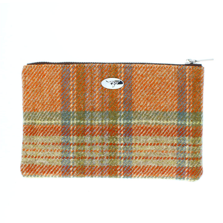 Glen Appin Harris Tweed Berneray Zip Pouch