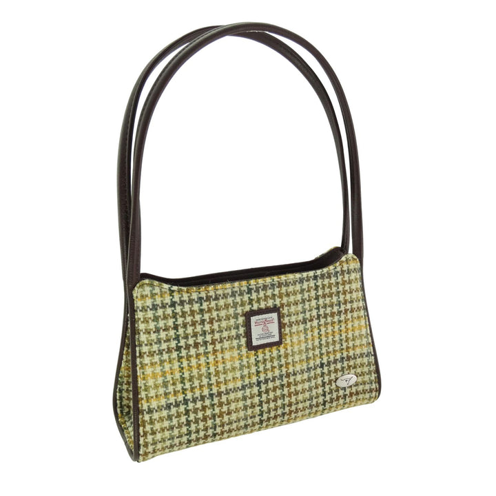 Glen Appin Harris Tweed Fiddich Shoulder Handbag Dogtooth