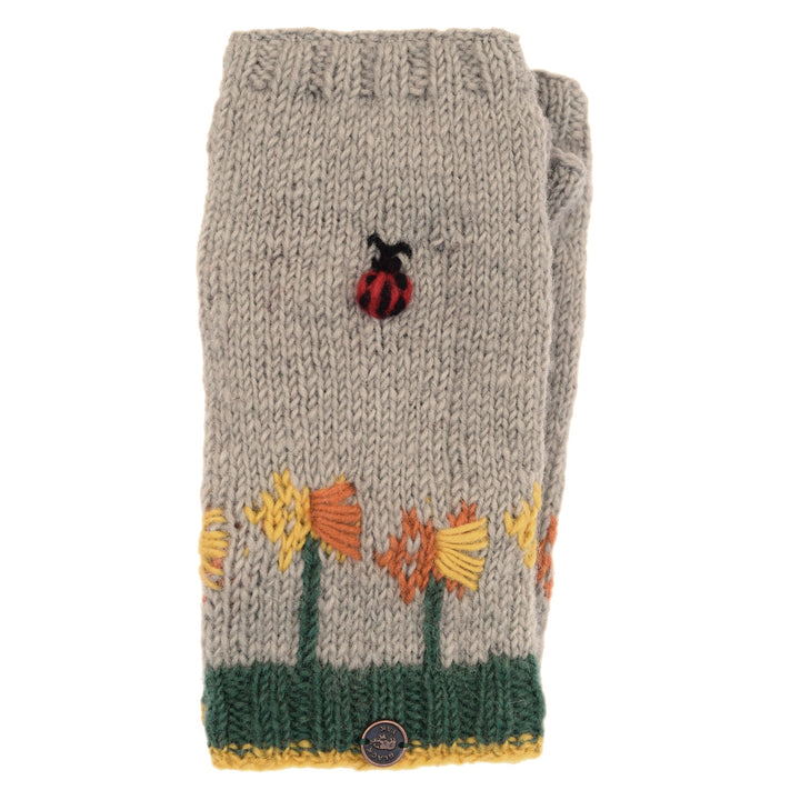 Daffodil & Ladybird Handwarmers