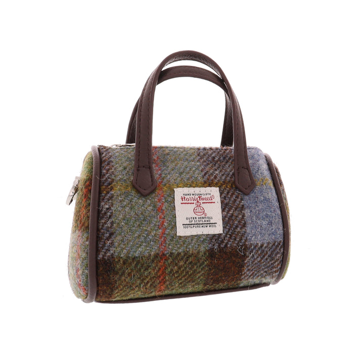 Glen Appin Harris Tweed Lossie Tiny Bowling Bag MacLeod Tartan
