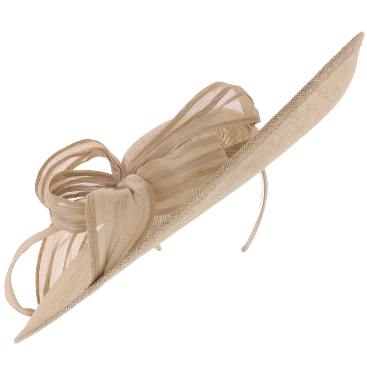 Almond Large 46cm Disc Headband Fascinator (164)