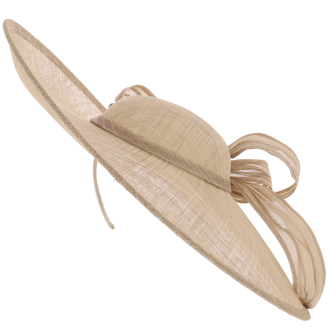 Almond Large 46cm Disc Headband Fascinator (164)