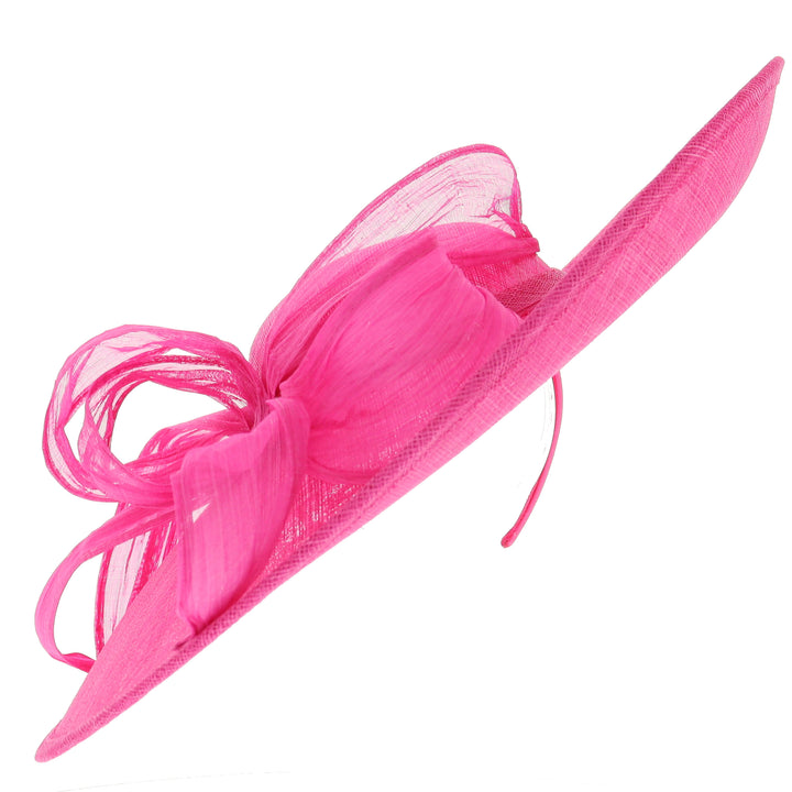 Lipstick Pink Large 46cm Disc Headband Fascinator (164)
