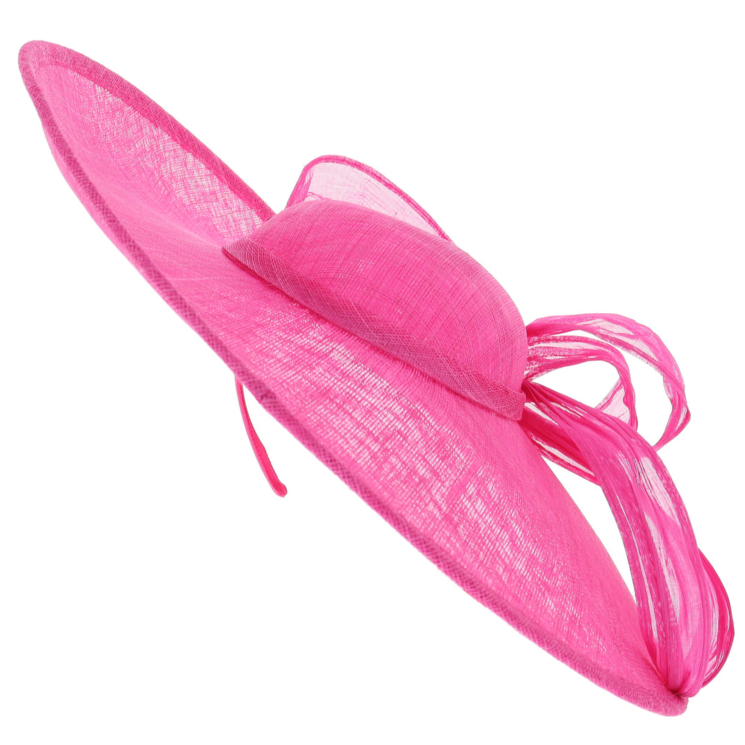 Lipstick Pink Large 46cm Disc Headband Fascinator (164)
