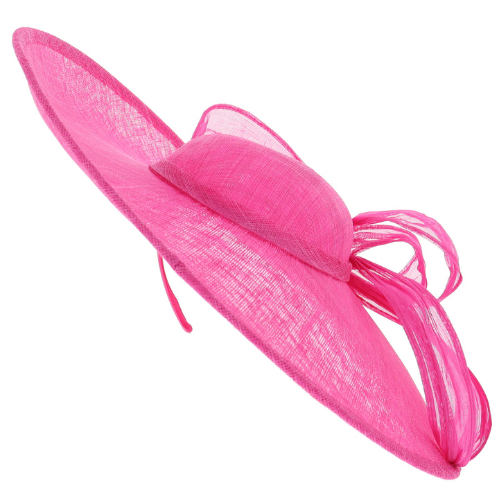 Lipstick Pink Large 46cm Disc Headband Fascinator (164)