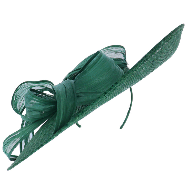 Pine Green Large 46cm Disc Headband Fascinator (164)