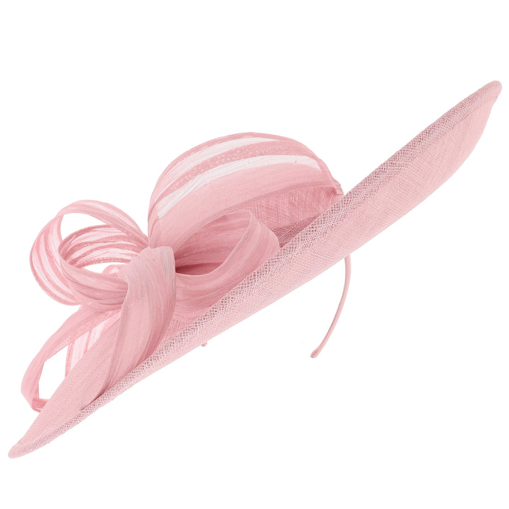 Rose Pink Large 46cm Disc Headband Fascinator (164)
