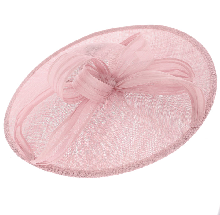 Rose Pink Large 46cm Disc Headband Fascinator (164)