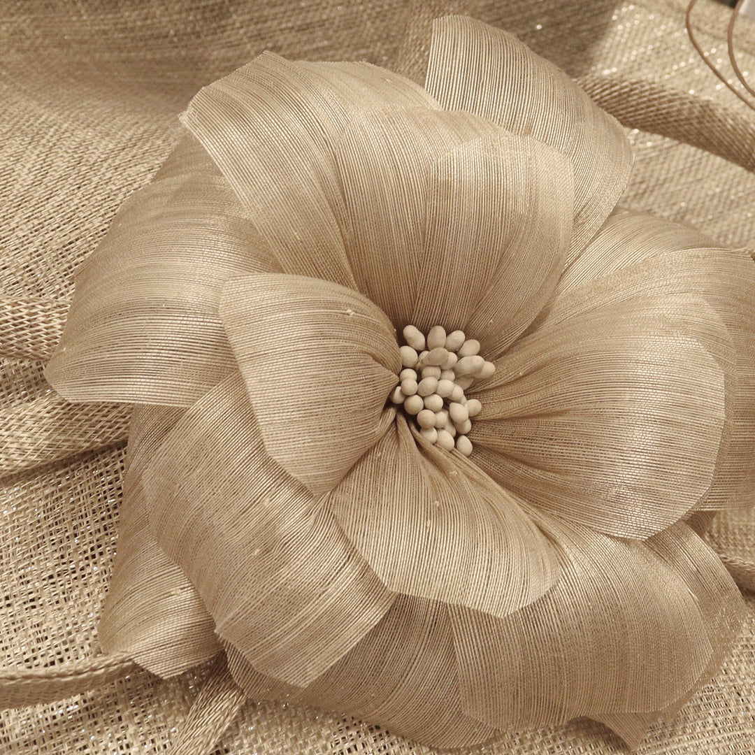 Metallic Almond Large 49cm Disc Headband Fascinator (165)