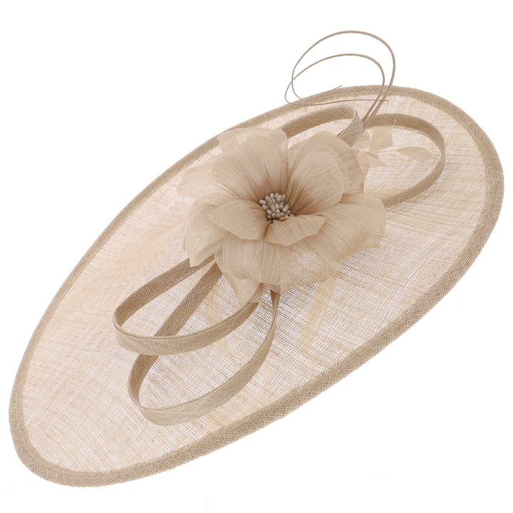 Metallic Almond Large 49cm Disc Headband Fascinator (165)