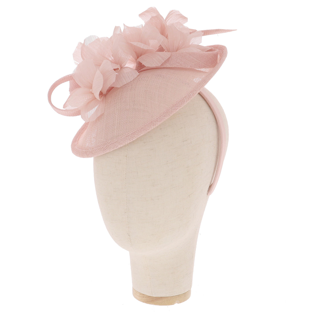 Oyster Small Sinamay Disc Headband Fascinator (171)