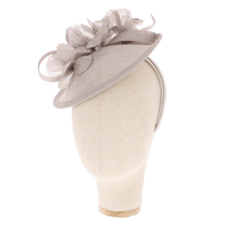 Pearl Small Sinamay Disc Headband Fascinator (171)
