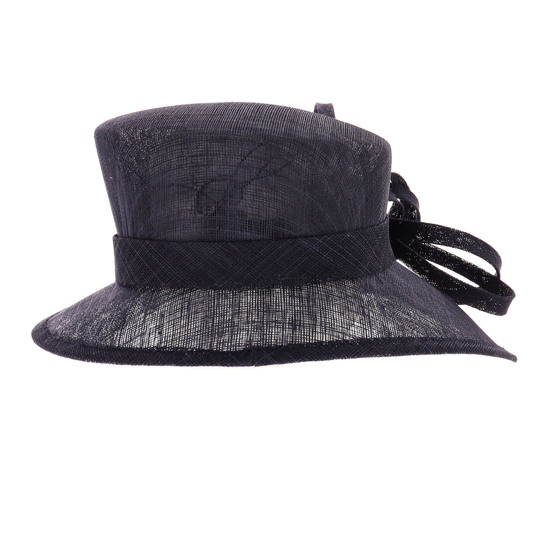 Navy Sinamay Hat, from Maddox (178)