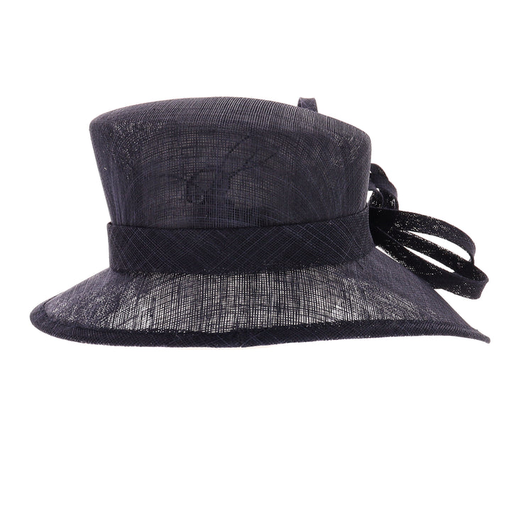 Navy Sinamay Hat, from Maddox (178)