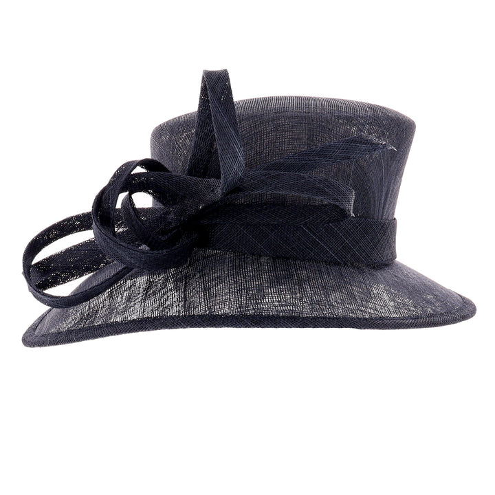 Navy Sinamay Hat, from Maddox (178)