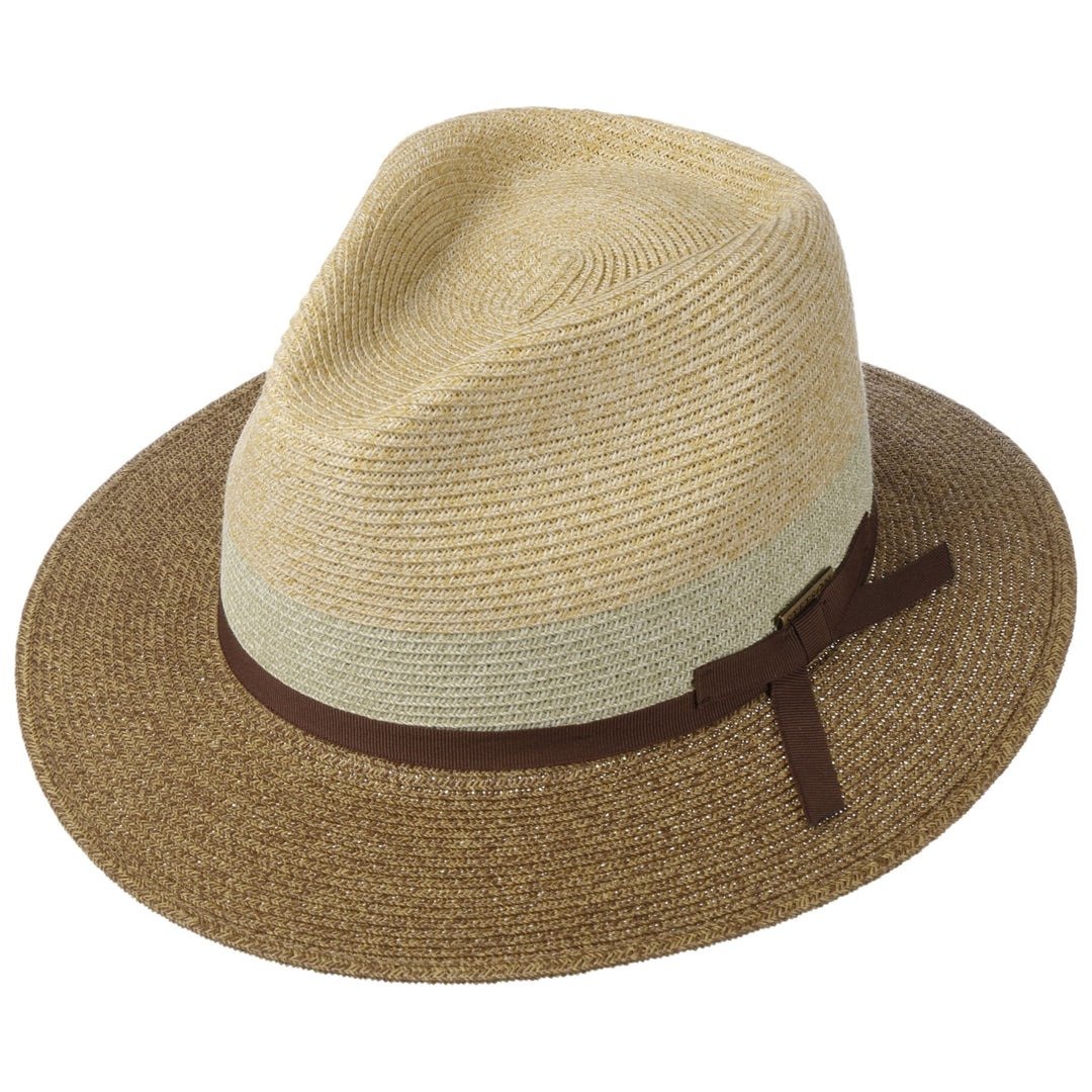 Stetson Contrasting Brim Toyo Straw Traveller