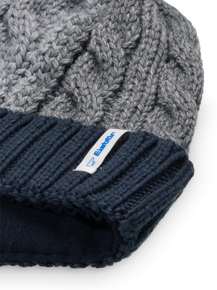 Eisbar ALBA Contrasting Beanie Hat - Grey