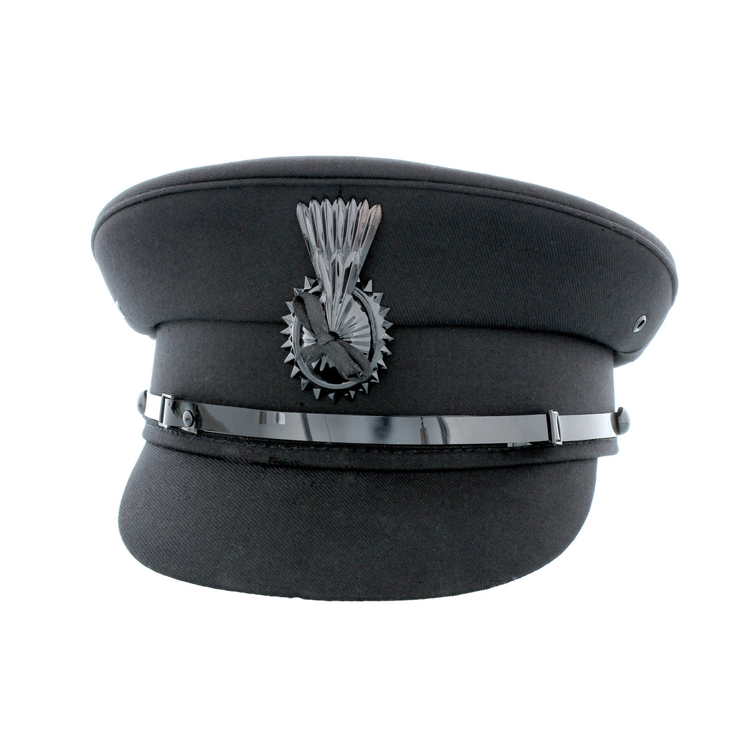 Chauffeur Cap in Black or Light Grey
