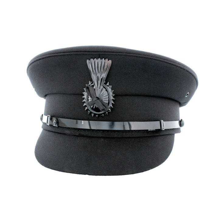 Chauffeur Cap in Black or Light Grey