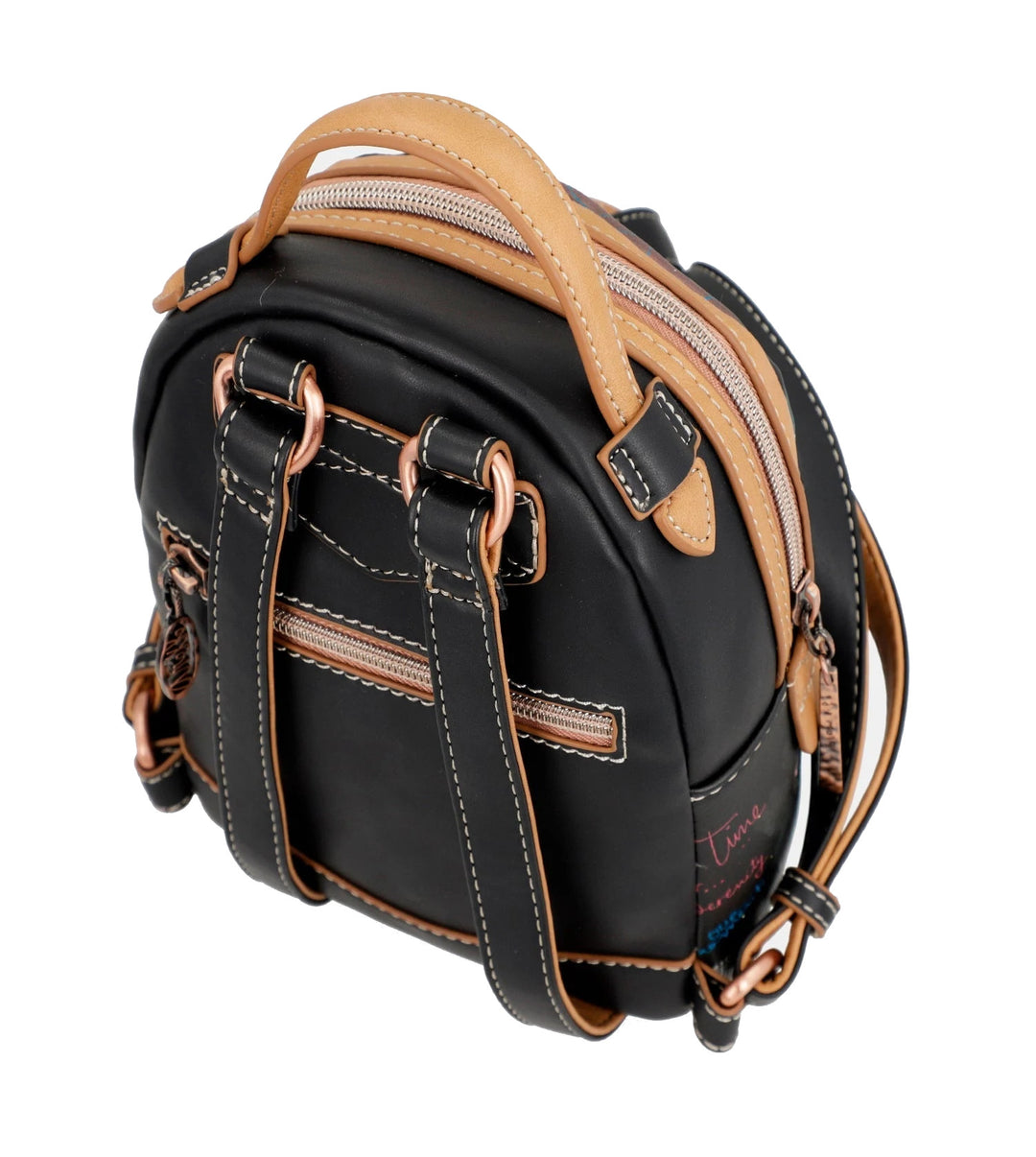 Anekke Coral Black Small Backpack