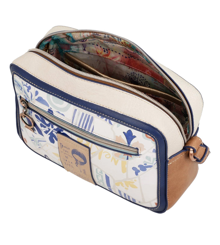 Anekke Mediterranean Tile Crossbody Handbag
