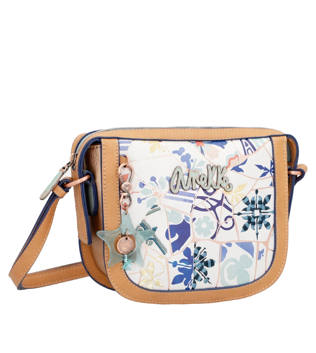 Anekke Mediterranean Tile Crossbody Handbag