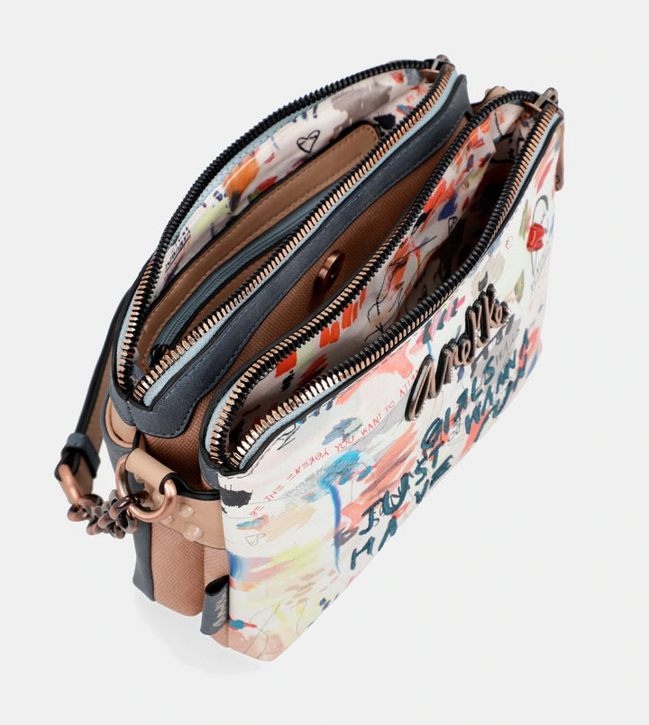 Anekke Fun & Music Fancy Triple Compartment Handbag