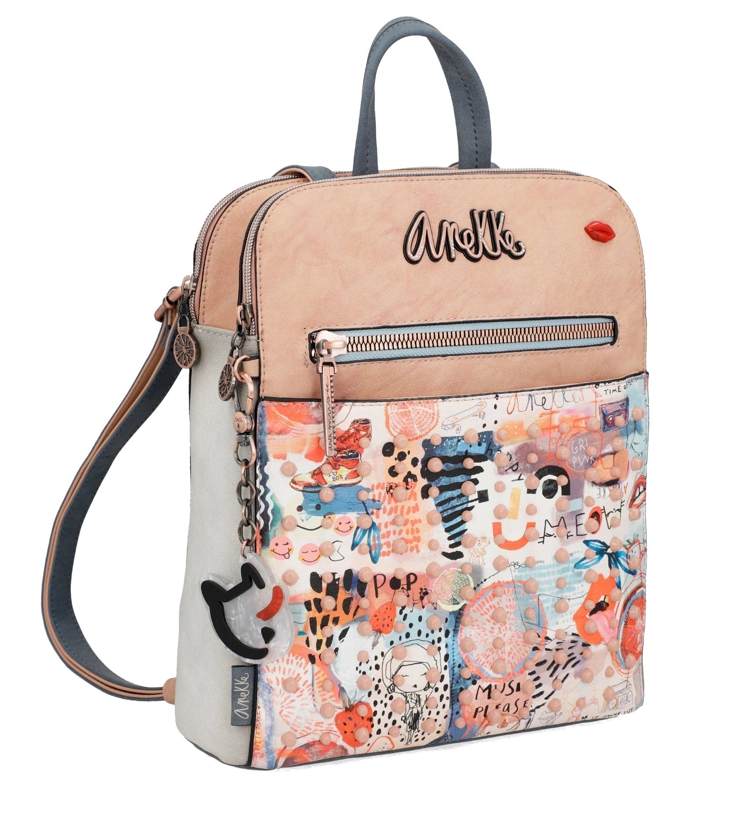 Anekke Fun & Music Adjustable Strap Crossbody Handbag – The