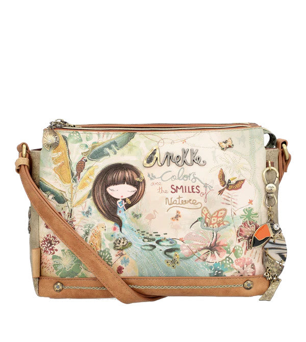 Anekke Amazonia 3 Compartment Crossbody Handbag