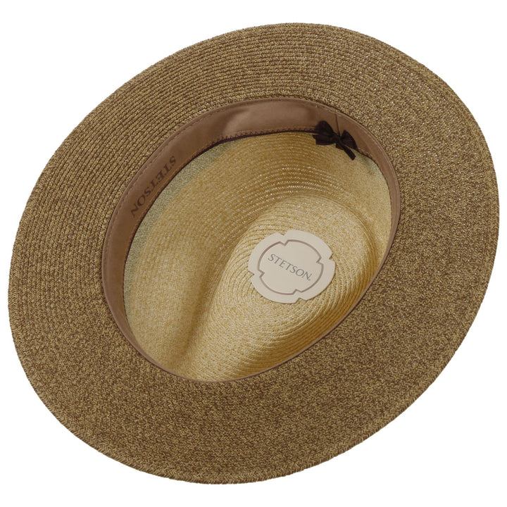 Stetson Contrasting Brim Toyo Straw Traveller