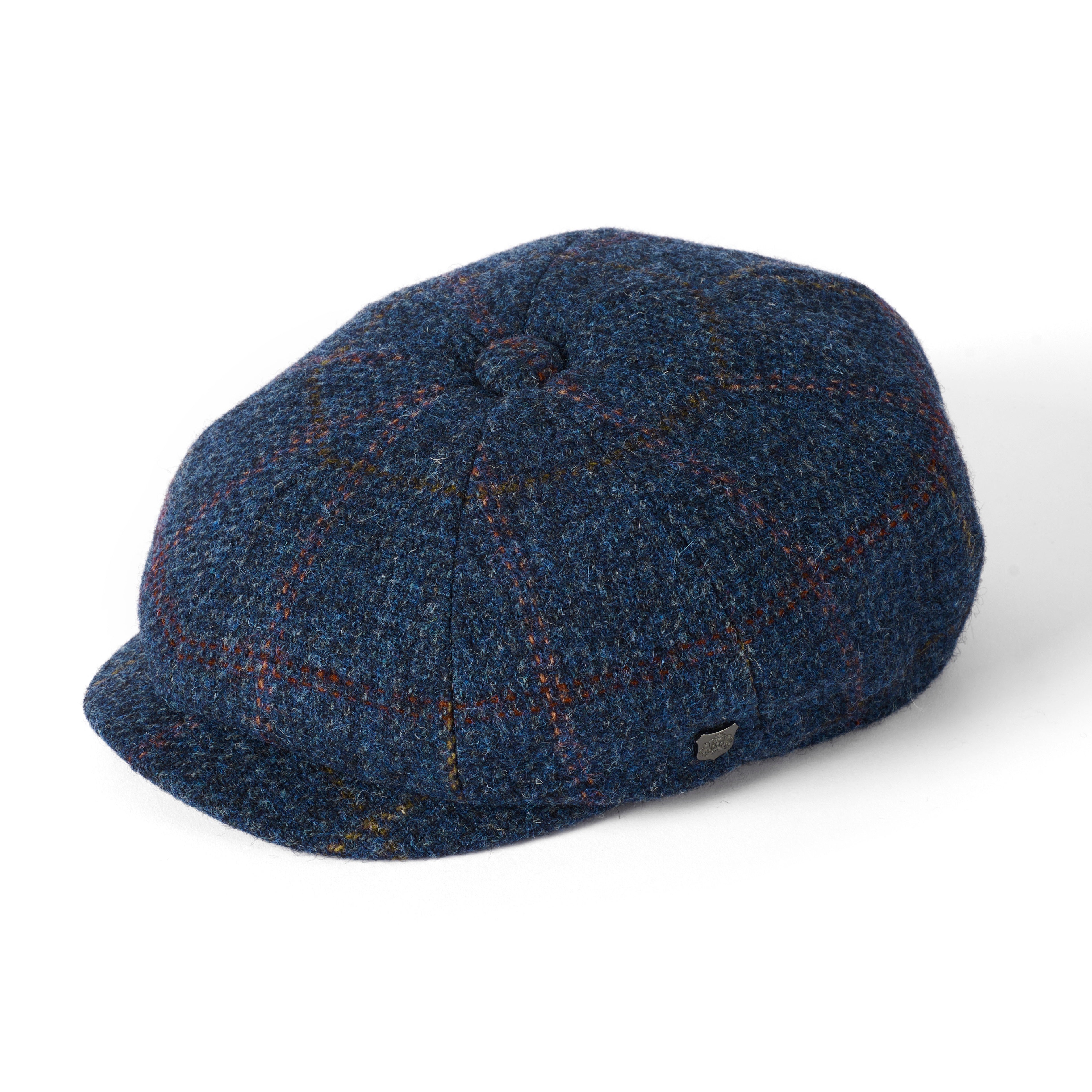 Casquette Baker Boy Failsworth Harris Tweed 'Carloway' – 100% Laine Vierge Authentique