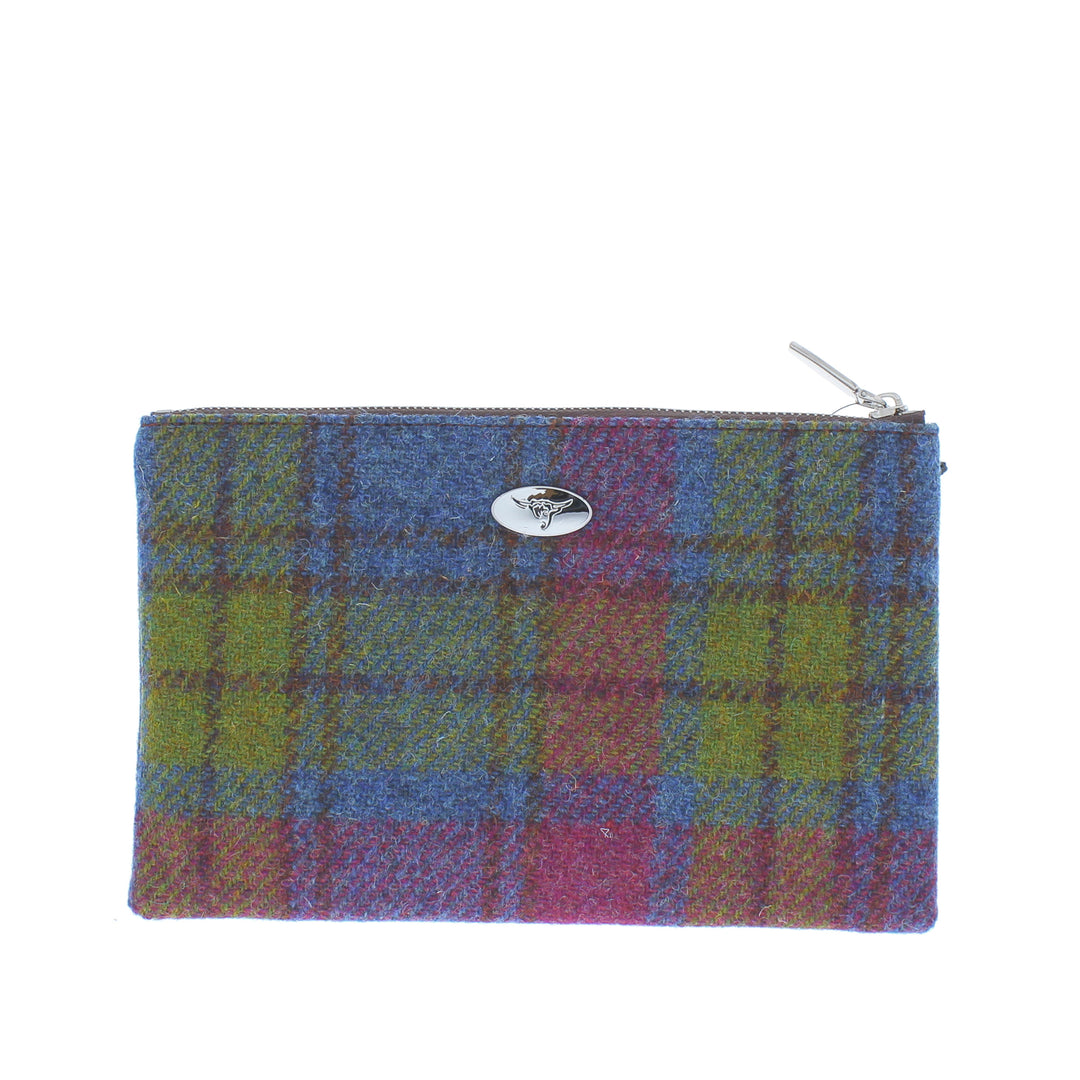 Glen Appin Harris Tweed Berneray Zip Pouch