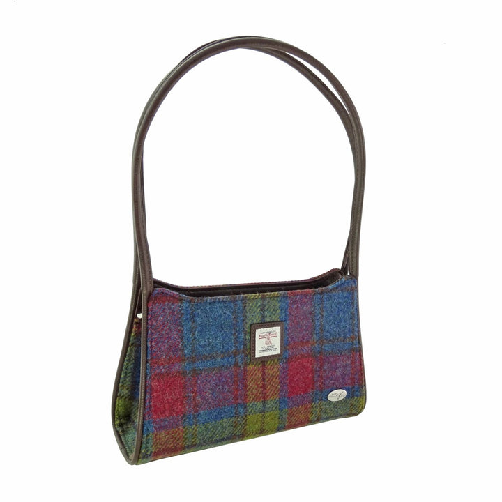 Glen Appin Harris Tweed Fiddich Shoulder Handbag Multi Check