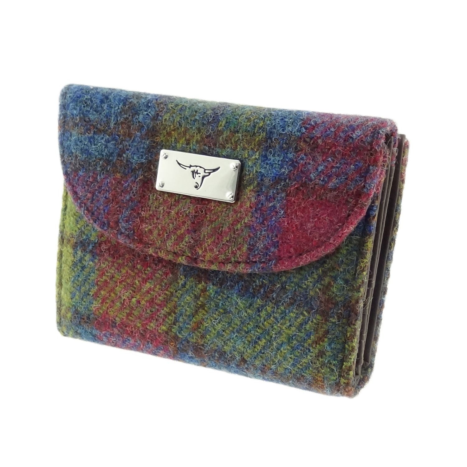 Glen Appin LB2002 Portafoglio da donna Harris Tweed piccolo, Col 127 Controllo ruggine, S, Casual Glen Appin LB2002 Portafoglio da donna Harris Tweed piccolo, Col 127 Controllo ruggine, S, Casual