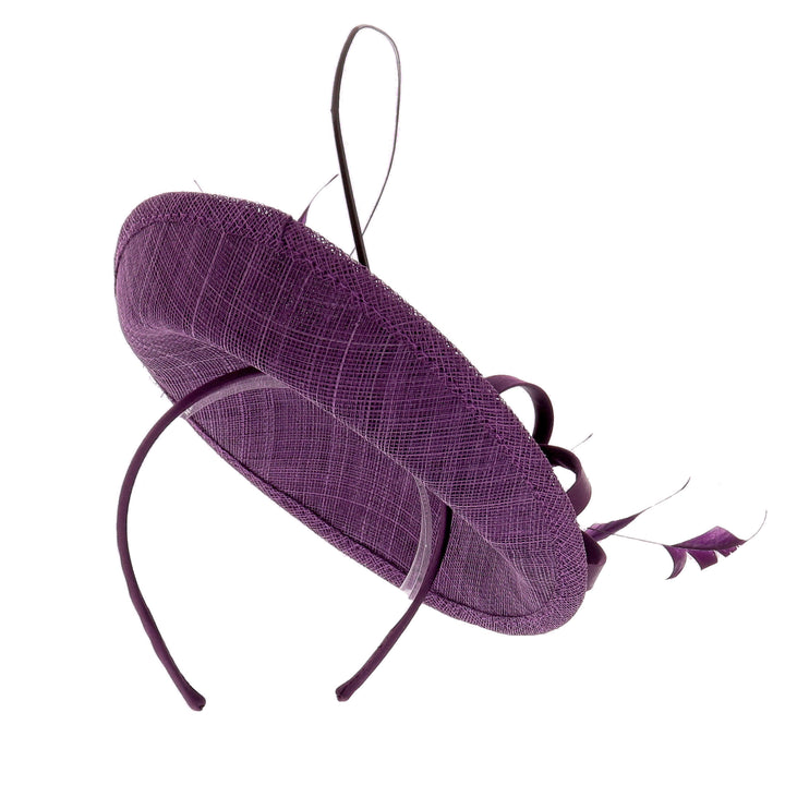 Blackcurrant Velvet Fascinator (5008)