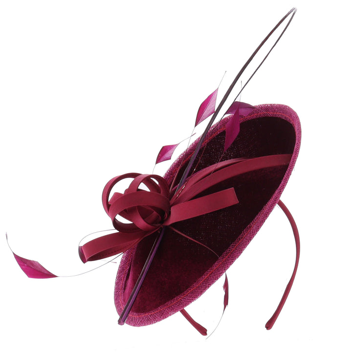 Morello Velvet Pillbox Fascinator (5008)