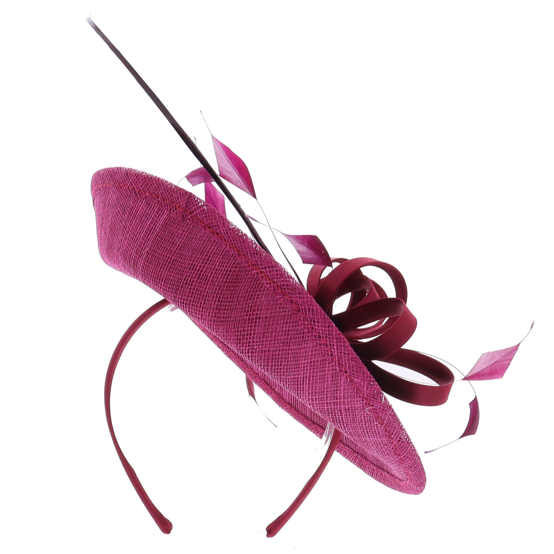 Morello Velvet Pillbox Fascinator (5008)